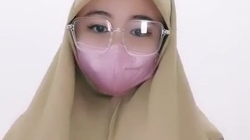 Jilbab Binal Live Hot Bra Hitam